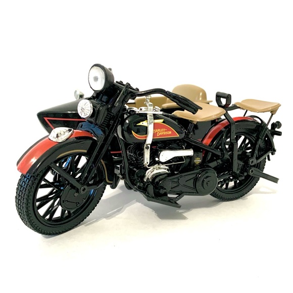 Harley-Davidson Other - New Harley-Davidson 1933 Motorcycle Sidecar Bank 1:12 Scale Die Cast Replica